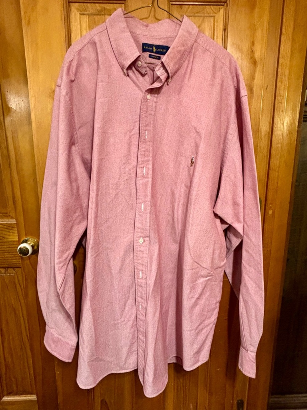 Polo Ralph Lauren Men’s Heather Red Button-Down Oxford Shirt